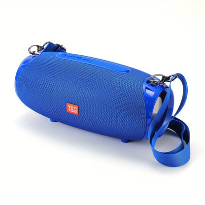 Portable Wireless Speaker - TG534 with Dual Speakers - TWS Stereo Hi-Res Audio - Hands-free Call/FM/TF Card/U Disk - Connect to Mobile Phone/Tablet/TV - Support Plug-in Card U Disk - Compatible with TF Card/USB Drive/FM Built