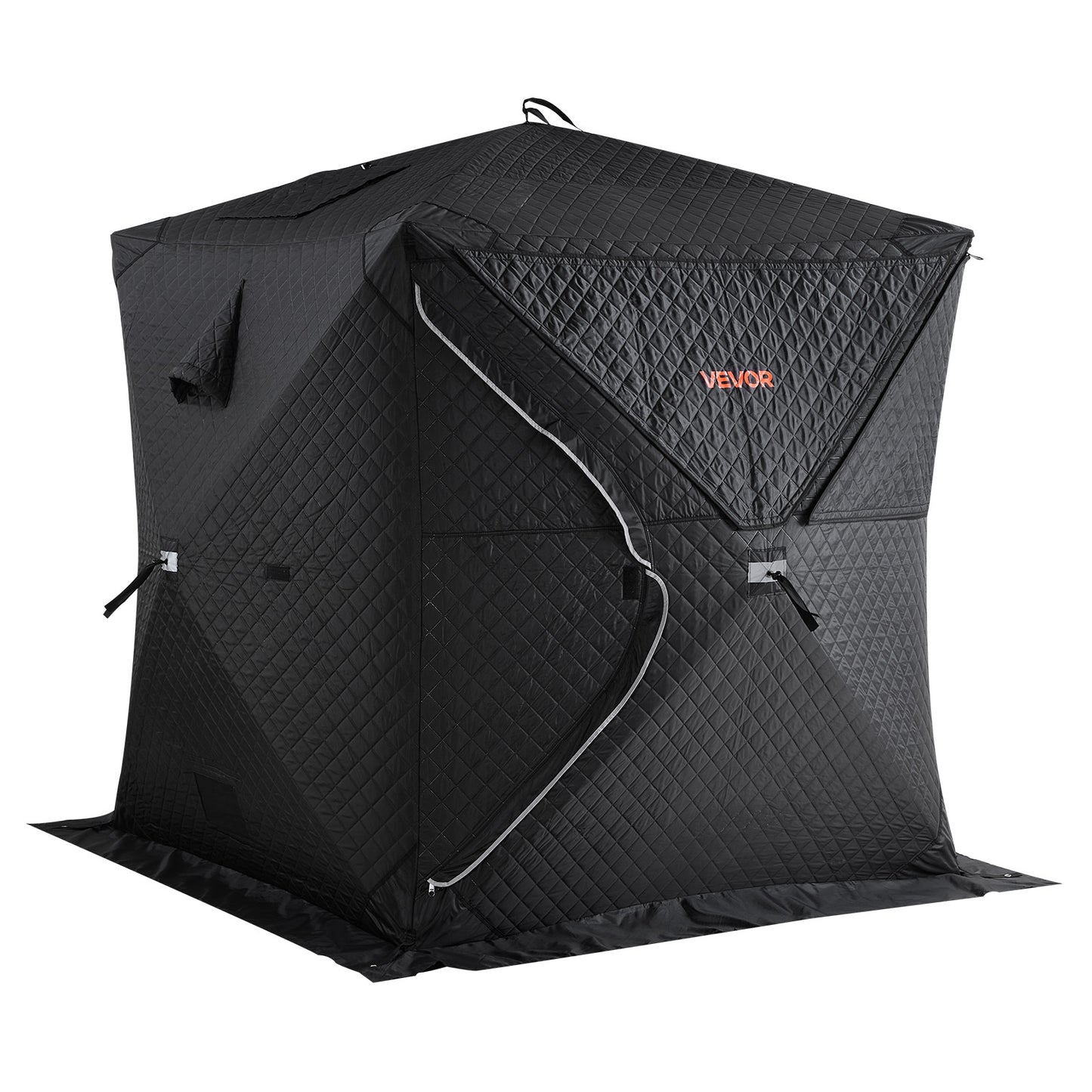 VEVOR Outdoor Steam Dry Sauna Tent for 4 Person for Camping Black