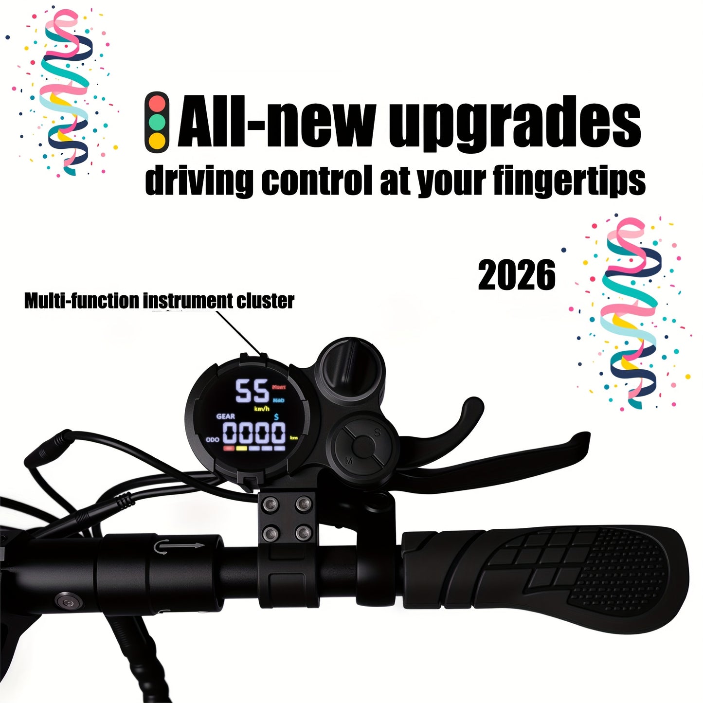UNQYX Electric Scooter, 48V 18Ah Battery, 31-Mile Range, 440 Lbs Capacity, Removable Seat, 11" Off-Road Wide Tires, Dual Suspension, Disc Brakes, Capable Of Climbing 30-degree Inclines, Foldable All-Terrain Aluminum Alloy Fra