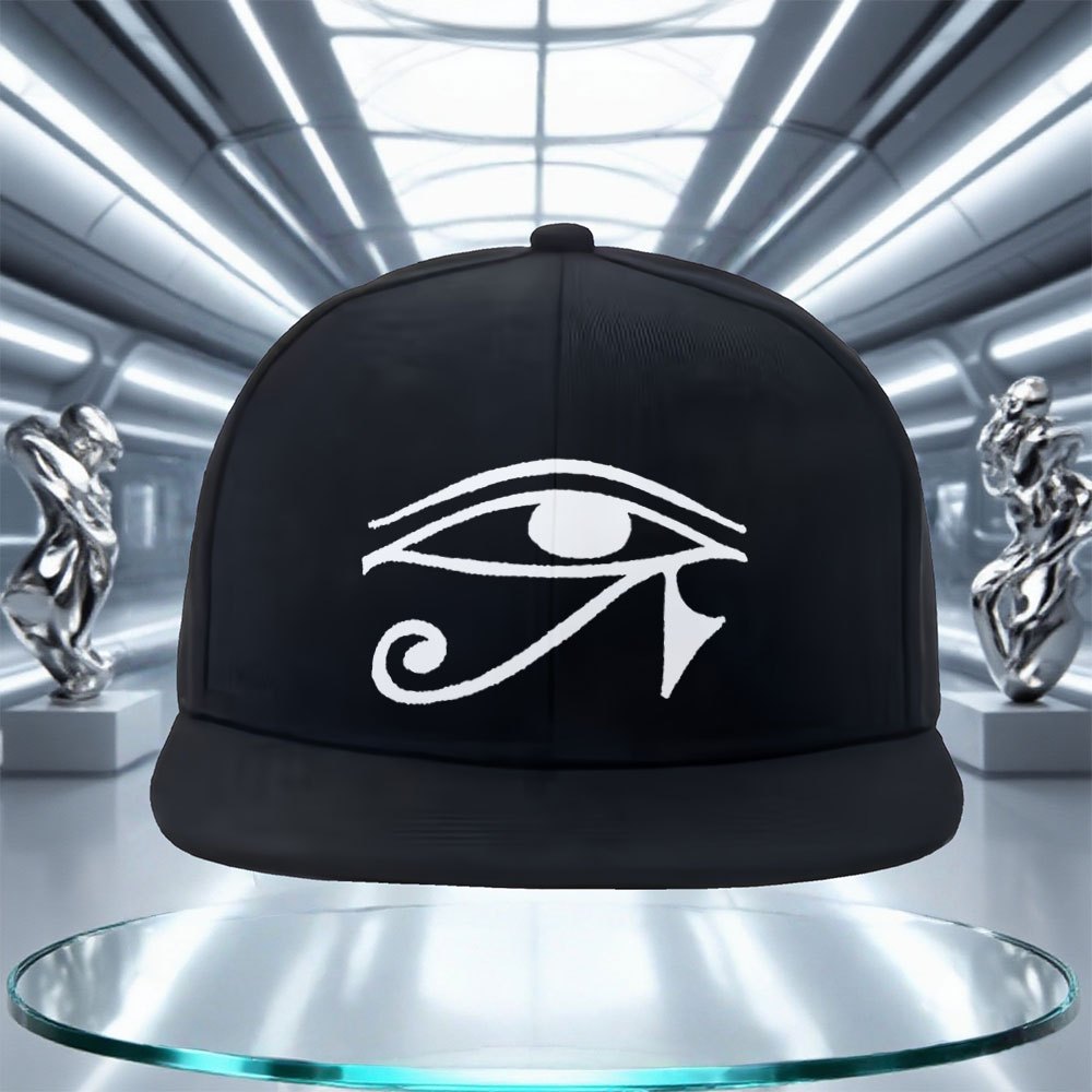 Pharaoh'S Eye Baseball Cap - Adjustable Snapback Hat with Ancient Egyptian Eye Design, Lightweight for Gym, Travel, Halloween, Everyday - Unisex Streetwear for Men & Women - All-Season Casual & Formal Outfits, Gym Headwear, S