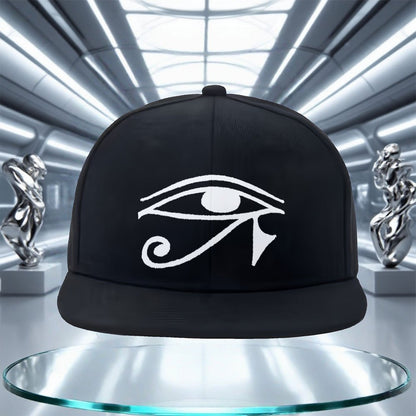 Pharaoh'S Eye Baseball Cap - Adjustable Snapback Hat with Ancient Egyptian Eye Design, Lightweight for Gym, Travel, Halloween, Everyday - Unisex Streetwear for Men & Women - All-Season Casual & Formal Outfits, Gym Headwear, S