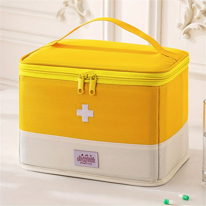 Dustproof Moistureproof Large Capacity Classified Medical Bag, New Foldable First Aid Bag, Travel Household Medicine Storage Bag, Travel Accessories, Can Be Used for Travel, Suitable for Travel