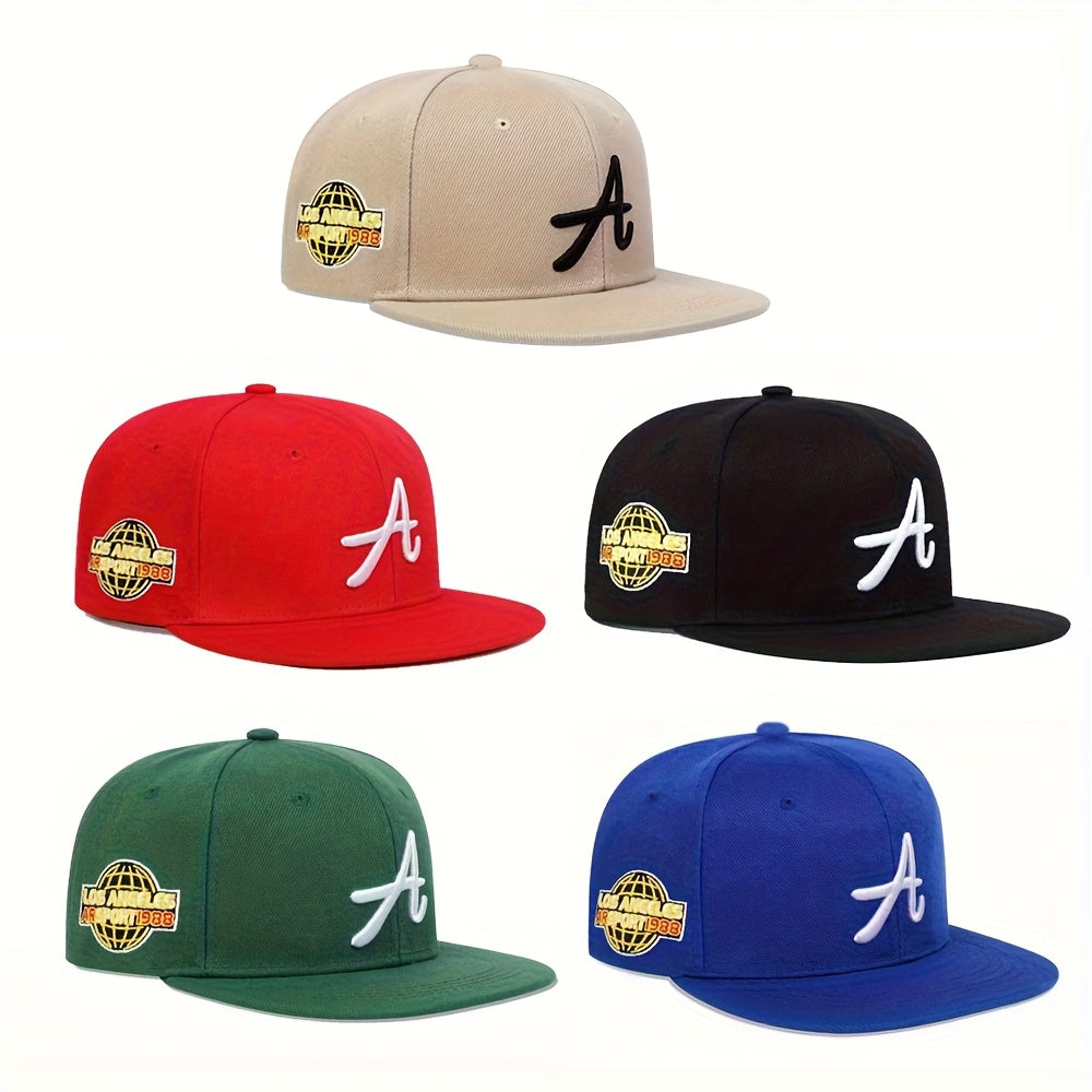 5pcs Los Angeles Embroidered Baseball Cap Casual Hip-Hop Adjustable Sunshade Dad Hat for Men and Women, Casual Wear, Trendy Headwear, Urban Fashion, Adjustable Fit, Highquality Embroidery, Snapback Hat, Unisex Cap, Streetwear