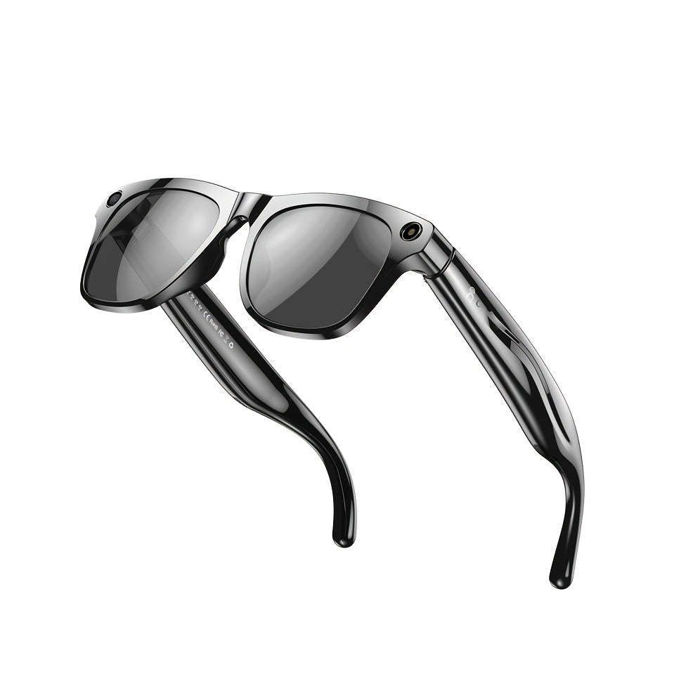 The New Smart Glasses Support Touch Control And AI Chat, GPT Large Model AI Intelligence, Wireless Calls, High-definition Music Anti-shake Shooting, Real-time Translation, Blue Light Protection, Dual-microphone Noise Reductio