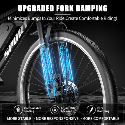 This 26-Inch Electric Bike Features a 48V 10AH Removable Battery, a Peak Power Motor of 749W, a Range of Up to 45 Miles, a Maximum Speed of 24MPH, And 7-Speed Settings for Smoother Rides. It Makes a Perfect Gift Option.