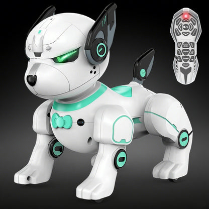 2025New Intelligent Black Technology Robot Dog Cute Companion, Playmate, Future Technology, Christmas And Halloween, Birthday Gift