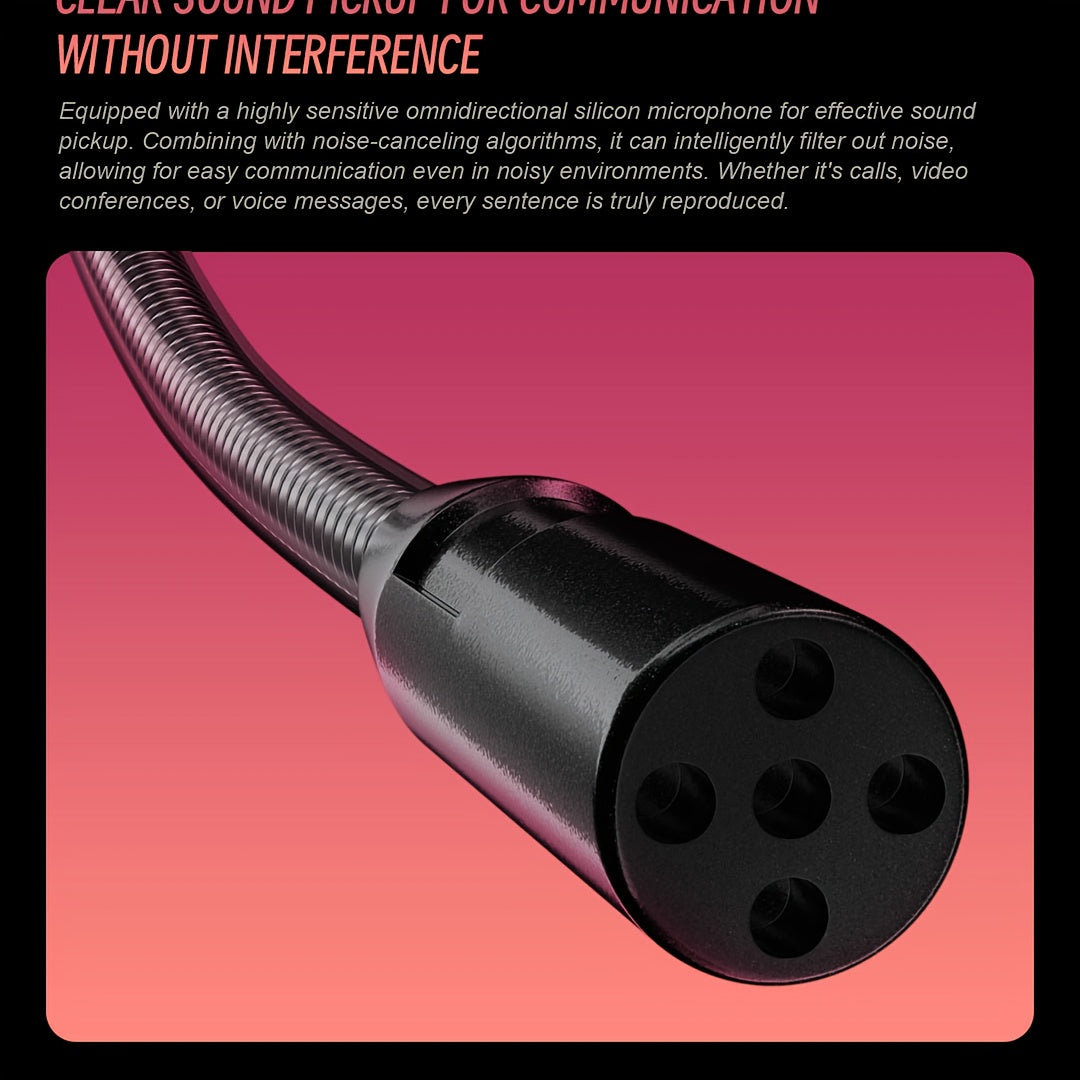 AOC Surround Bass Headphones with LED Lights, Jack, Volume Control, Condenser Mic, Tangle-Free Design, Compatible with PS5, PS4, Xbox One Controllers & Mobile Devices, Like Switch - Open-back Earcups, Black Plastic Material