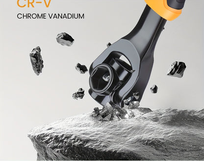 AIRAJ Multi-functional Socket Wrench Head 360 Degree Rotation Automatic Locking Hardness High Torque High Not Slip Gear Applicable Scope Is Wide, Can Be Used for Maintenance, Car Maintenance, Bicycle Maintenance, Bicycle Repa