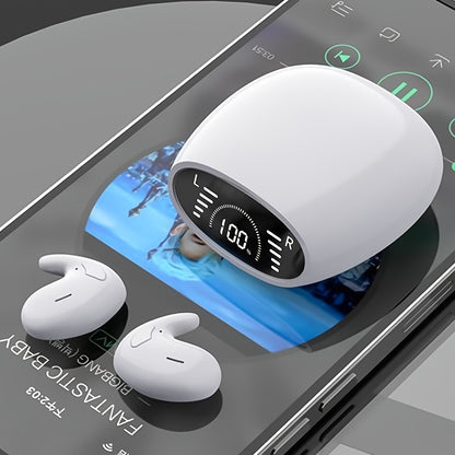 Ultra Thin Wireless Sleep Earbuds, Invisible Earphones, BT5.3 Side Sleeping Special Small Ear Canal Sleep Earphones, Invisible In Ear Mini Earphones, Suitable for Samsung/Android