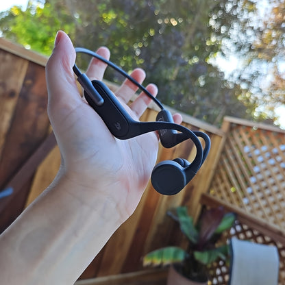 Wireless IPX8 High Quality Open-Ear Bone Conduction Wireless Headphones with 32GB Memory, Suitable for Running, Swimming, Diving, and Outdoor Sports, Comfortable to Wear Without Hearing Damage