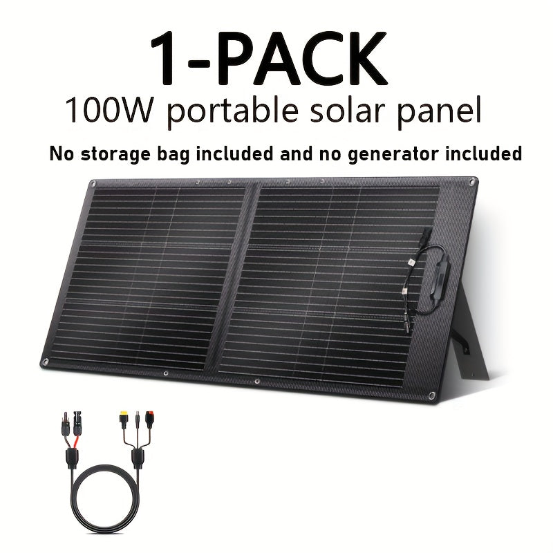 100W Solarpanels Without Bag And Generator/320, 000mAh Power Bank. LiFePO4 Battery UPS, Multi-connector, Durable And Compact Design-portable Camping, Outdoor Charging, Reliable Power Support, Essential for RV Travel, Christma