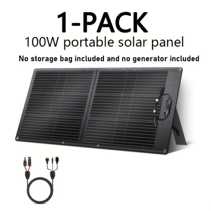 100W Solarpanels Without Bag And Generator/320, 000mAh Power Bank. LiFePO4 Battery UPS, Multi-connector, Durable And Compact Design-portable Camping, Outdoor Charging, Reliable Power Support, Essential for RV Travel, Christma