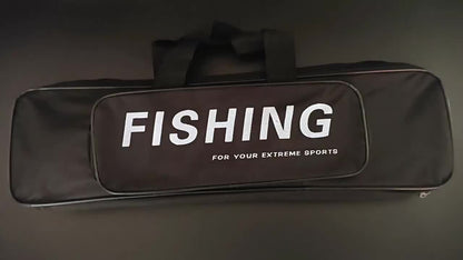 Carbon Fiber Telescopic Fishing Rod and Reel Combo with Spinning Reel - Fast Action Light Power Lightweight Travel-Friendly Freshwater & Saltwater Fishing Kit, Collapsible Design with Carrier Bag, Lures, Hooks, Pliers & Acces