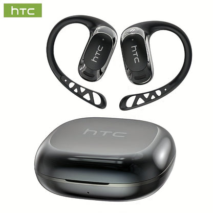 1pc HTC NE28 Open-Source OWS Translation Earbuds with 6.0 Low Latency, Wireless, USB Charging, Battery, 5W Power for Learning, Sports, Work, OWS Translation Earbuds, Learning Audio, Sleek Earbuds, Modern Design, Durable Earbu