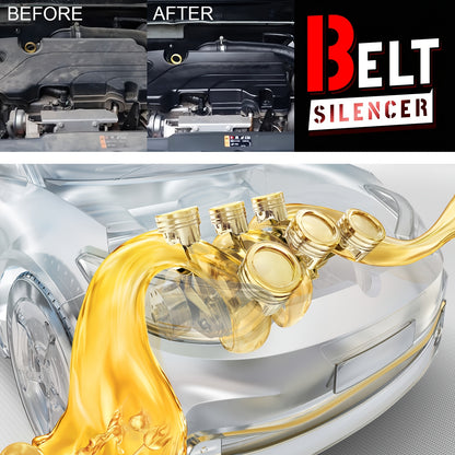 3pcs Car Engine Belt Noise Reducer & Lubricant Spray - Heavy-Duty Belt Conditioner for Quiet Operation, -Wear Formula, Long-Lasting Protection, Spray For Car, White Lithium Grease, Car Engine Lubricant, Car Lubricant, Bicycle