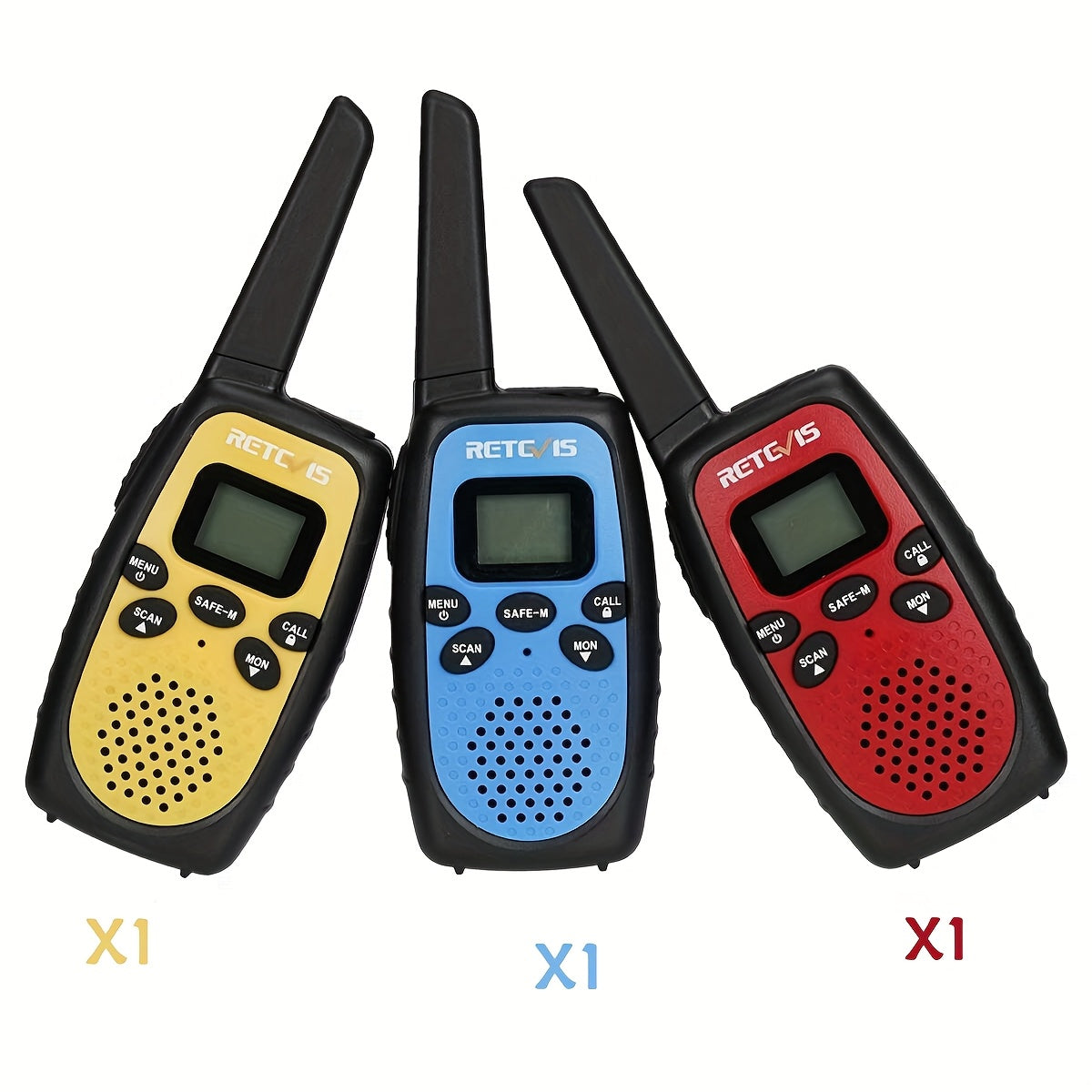 3/6/9/12pcs Walkie Talkies, 6-Pack Portable RT628S Walkie Talkies, 2-Way Radio with Long Range, Safe Mode, and VOX, Ideal for Keeping in Touch with Neighbors and Family Members, Walkie Talkies for Camping, Hiking, and Adventu