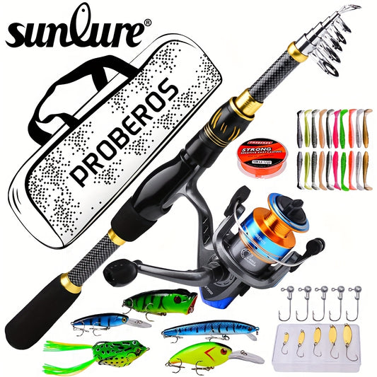 Full-Size Sea Fishing Rod: 1.5/1.8/2.1/2.4m Casting Rod with Reel & Bag – Long-Range Offshore Gear, Offshore Fishing, Saltwater Fishing, Compact Design, Portable Setup, Corrosionresistant, Sturdy Reel, Fishing Set, Complete