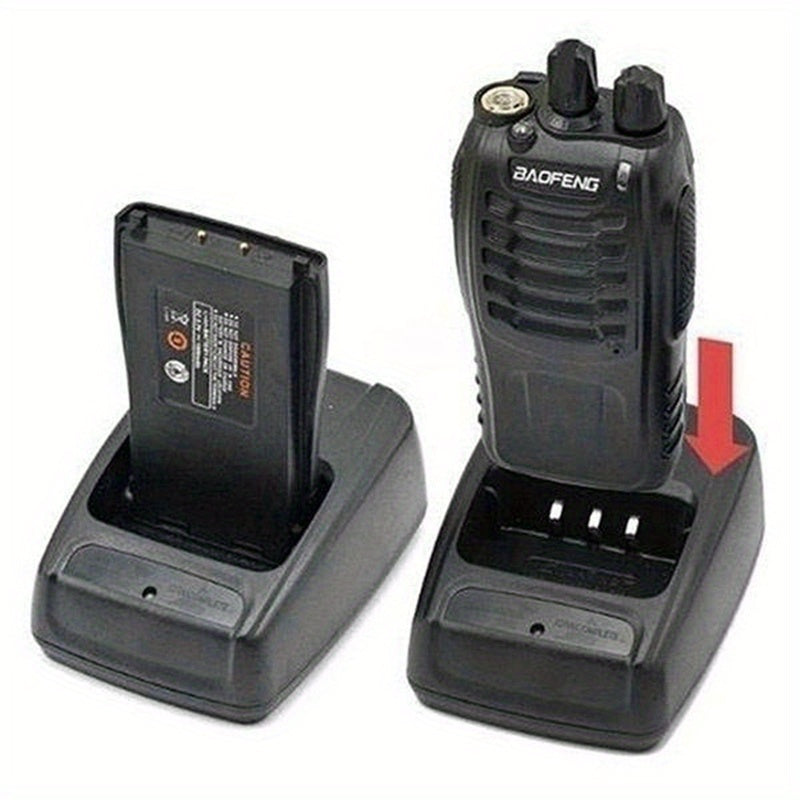 2 Pack Professional Two-Way Radios Long Range 16-Channel Handheld Walkie Talkies with Dual-Band FM, - Li-ion, Microphones & Headsets Included, 4-Way Rocker Switch, 16-Channel Scanning, 2-Tone Signaling, Compatible with Progra