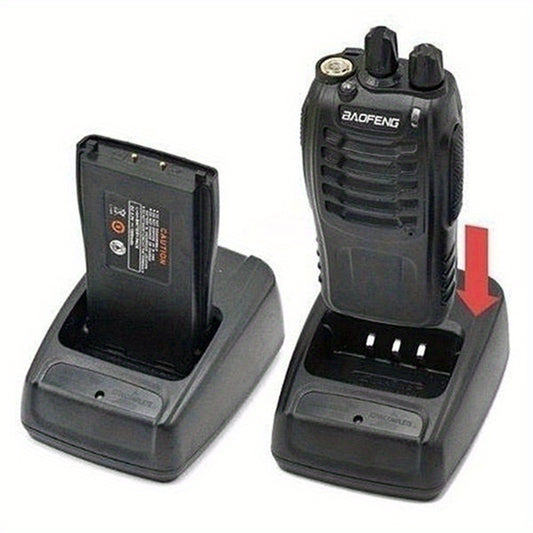 2 Pack Professional Two-Way Radios Long Range 16-Channel Handheld Walkie Talkies with Dual-Band FM, - Li-ion, Microphones & Headsets Included, 4-Way Rocker Switch, 16-Channel Scanning, 2-Tone Signaling, Compatible with Progra