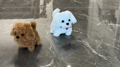 Two Lifelike Robot Puppies, Realistic Puppy Toys That Walk And Make Sounds, Super Cute And Soft Mini Robot Puppies, Perfect for Halloween And Christmas Gifts, Come In A Lovely Gift Box.