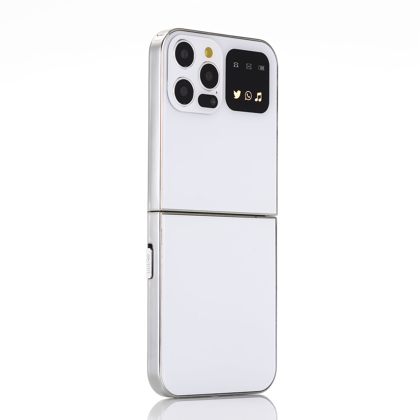 Dual-Sim Flip Phone | Retro Design With 2G Network, 1350Mah Battery, Multifunctional Features Including Entertainment, Tools, File Management, Audio Player, Fm Radio, Camera, Contact Management - Yue Cui I15Pro