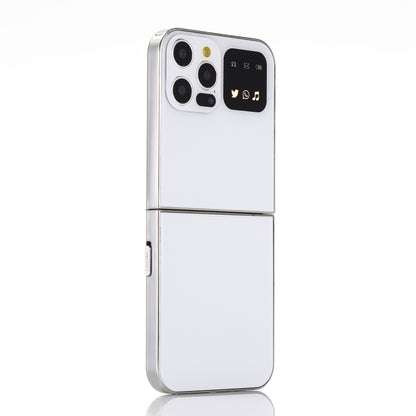 Dual-Sim Flip Phone | Retro Design With 2G Network, 1350Mah Battery, Multifunctional Features Including Entertainment, Tools, File Management, Audio Player, Fm Radio, Camera, Contact Management - Yue Cui I15Pro