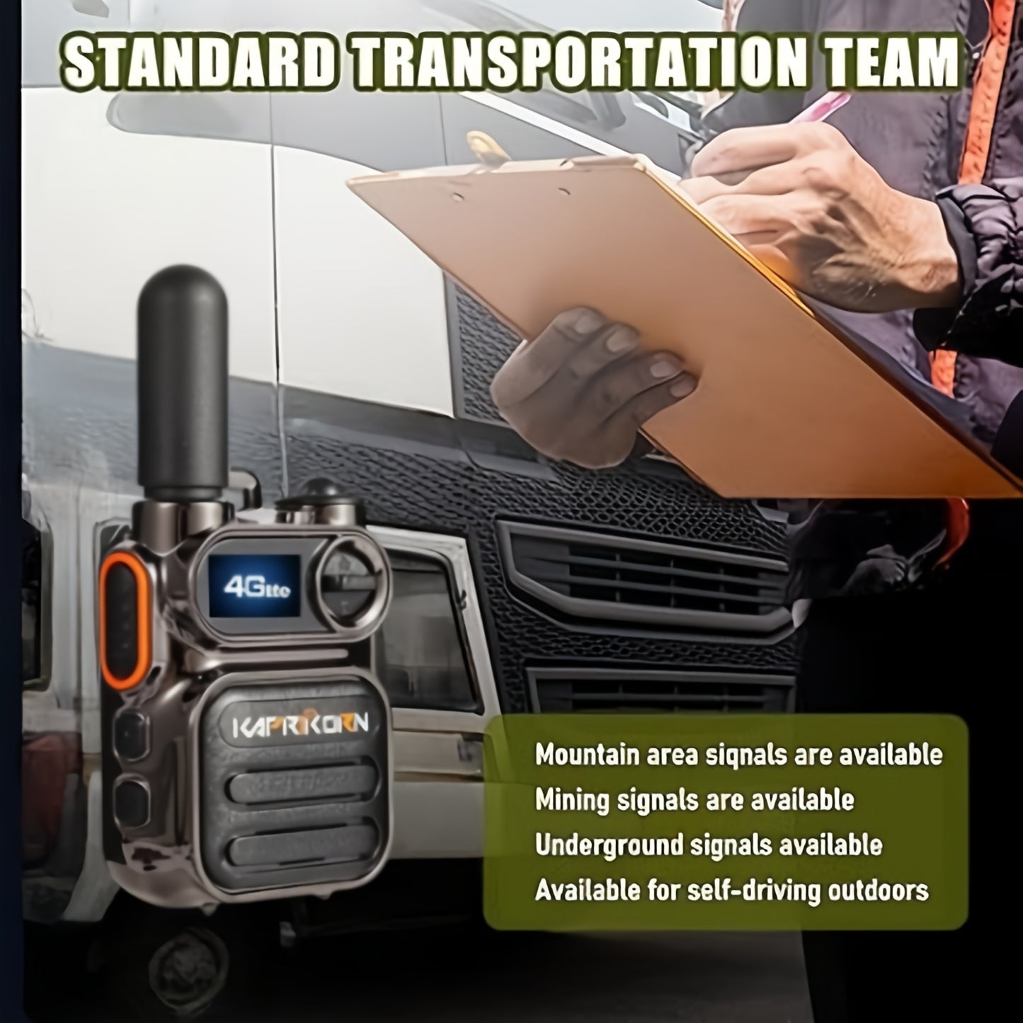 Global Walkie Talkie 4G LTE, UltraCompact, Long Standby, USB Charge, Group & Private Calls, LED Flashlight, Headset Jack Ideal for Office Business, Security, Warehouse, And Recreation, 2G/3G/4G/5G Cellular Network Capabilitie