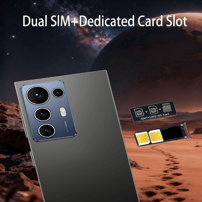 S25 Ultra Unlocked Smartphone | Front and Rear HD Cameras, Built-in Stylus, Facial Recognition, Available in 6.8-inch 8GB+256GB HD Large Phone and 3.5-inch 3GB+64GB Portable Mini Phone, Perfect for Holiday Gifts