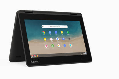 Refurbished Lenovo 500e Chromebook 2nd Gen 81MC001EUS 11.6" Touchscreen 2 in 1 Chromebook - HD - 1366 x 768 - Intel Celeron N4120 Quad-core (4 Core) 1.10 GHz - 4 GB RAM - 32 GB Flash Memory - Black