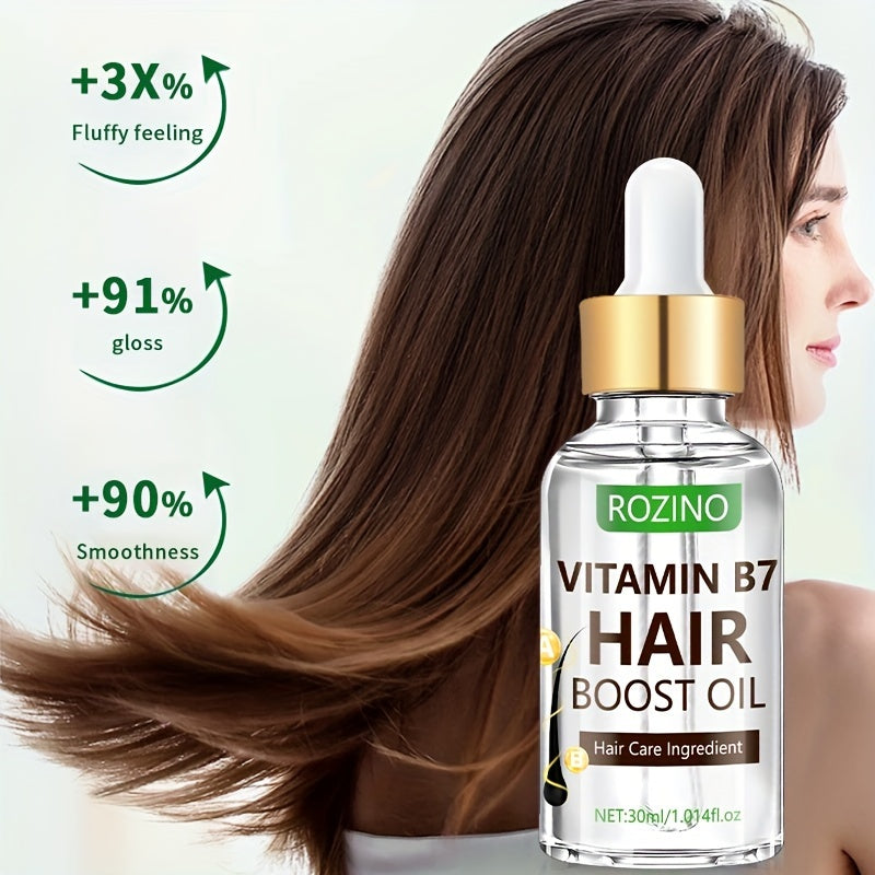 1.01oz vitamin hair care essential oil, light texture, can be quickly absorbed by the hair, make the hair light and fluffy, soft, shiny, moisturizing care, hair care, vitamin essential oil, say goodbye to dry hair, ten minute