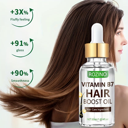 1.01oz vitamin hair care essential oil, light texture, can be quickly absorbed by the hair, make the hair light and fluffy, soft, shiny, moisturizing care, hair care, vitamin essential oil, say goodbye to dry hair, ten minute