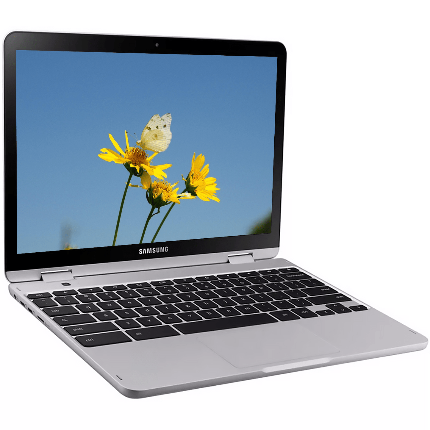 Samsung Chromebook Plus V2 Home & Business 2-in-1 Laptop, Intel Celeron 2-Core, 12.2" 60 Hz Touch Wide UXGA (1920x1200), Intel UHD 615, 4GB RAM, 64GB eMMC, 64GB SD Card, Chrome OS
