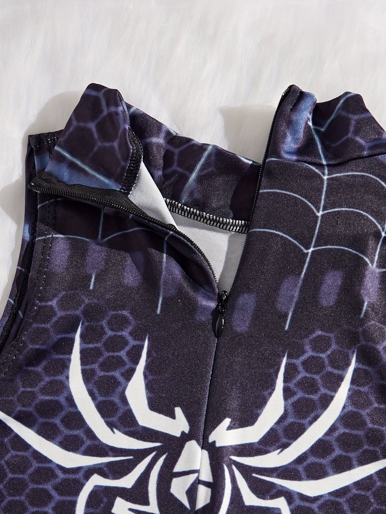 Spider-Themed Cosplay Costume Set - Sexy Lingerie Onesie & Socks with Web Pattern, Vibrant & Design, Perfect for Adult Cosplay Enthusiasts, Cosplay Outfit, Cosplay Lovers