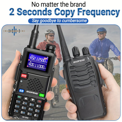 2Pack BAOFENG 5RM 10W Ham Radio Handheld Long Range, (4pcs Batteries) Portable Two Way Radio, 999CH, Frequency Copy, NOAA Weather, Walkie Talkie For Adults With Speaker Mic, Programming Cable For Business Bank Office