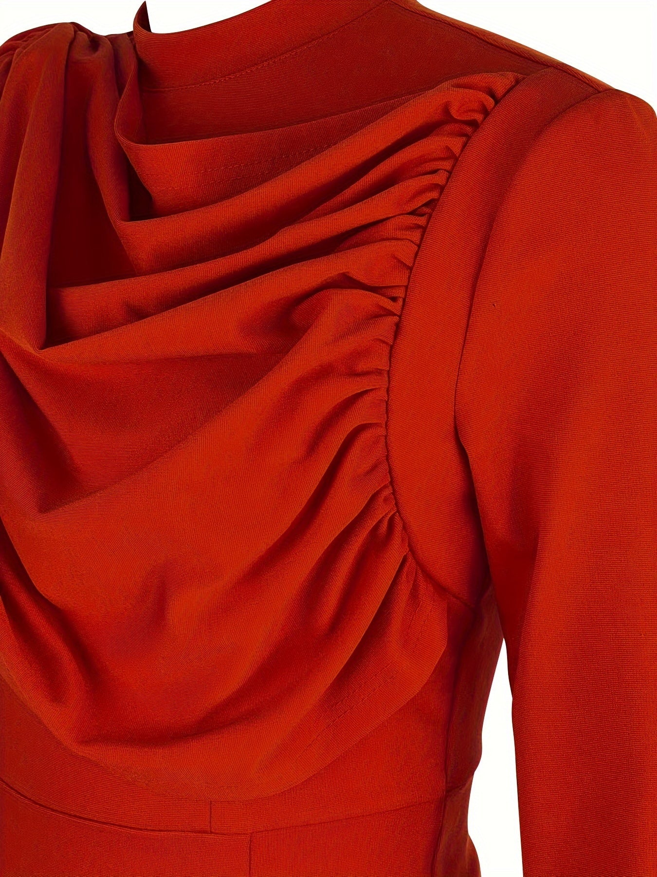 Fashionable And Elegant Solid Color Bodycon Dress for Women, Perfect for Attracting Wealth.
