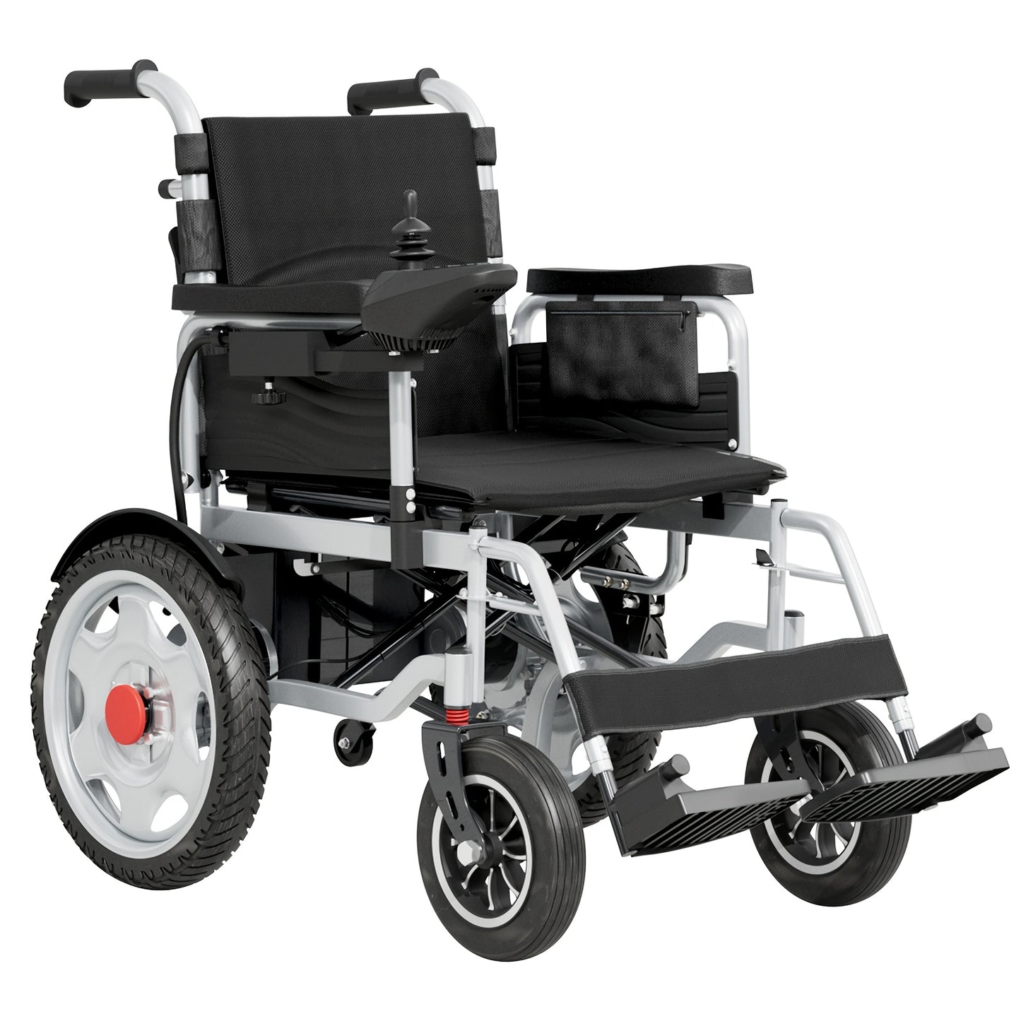 HOMYKING Ultra-Lightweight Electric Wheelchair, 360° Flexible Joystick Control, One-Second Foldable Design, 17-Mile Range, 3.5 MPH Max Speed - Perfect For Adults & Seniors - Ideal For Travel & Home Use