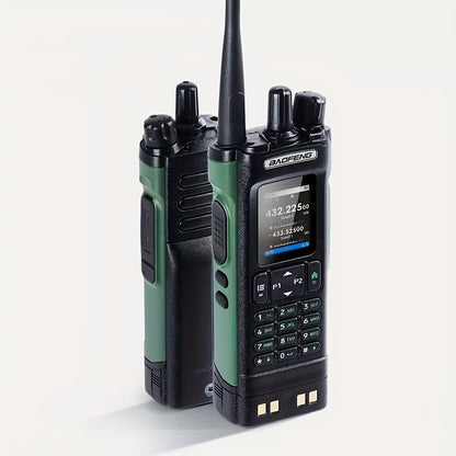 10W Handheld Radio UV-32 Multi Band Walkie Talkie With GPS Wireless Copy Frequency Type-C UV32 Two Way Radio