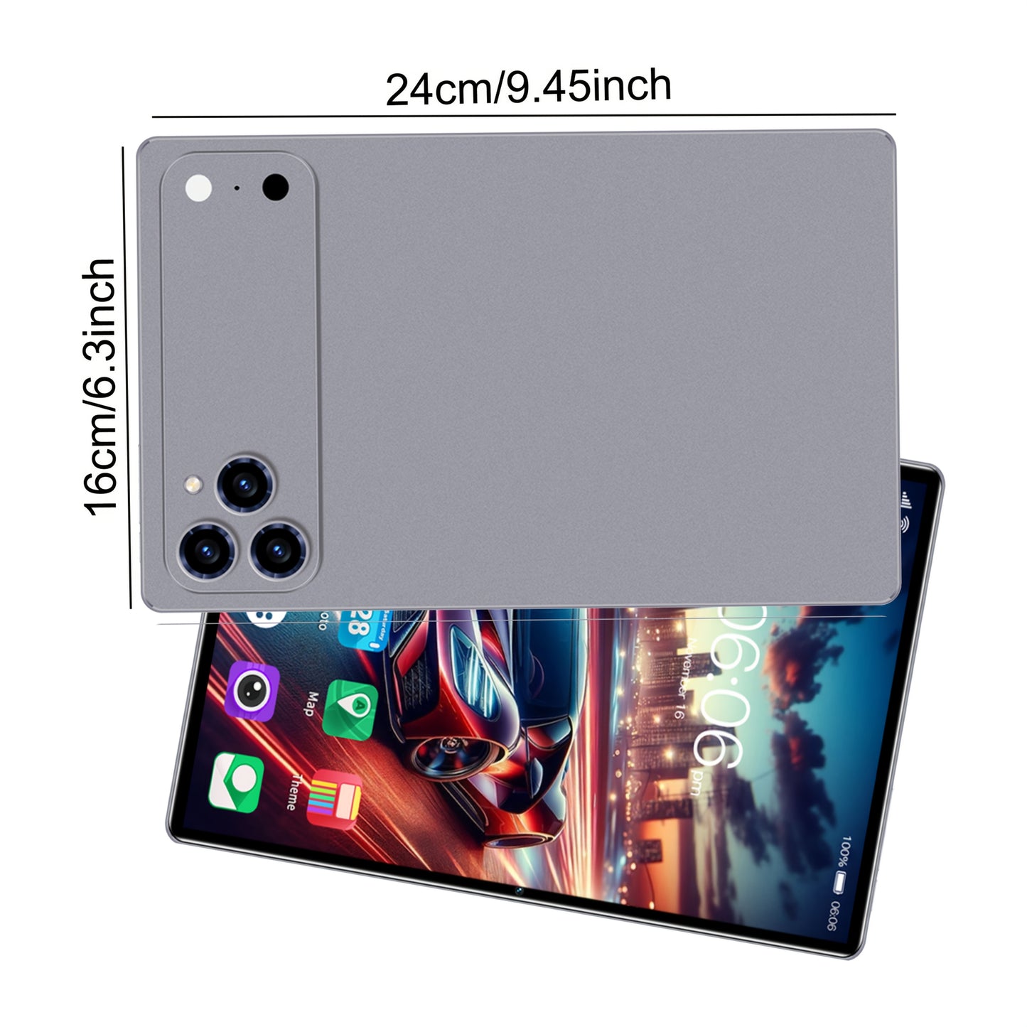 2-in-1 Tablet with Android 15 | 10.1-inch Display, 256GB Storage, 6000mAh Battery, Dual Cameras (5MP+16MP), 5G WiFi, Includes Mouse Keyboard, Protective Case, Stylus, Full HD IPS Display, Tablet, Pad, Tablet, Pad
