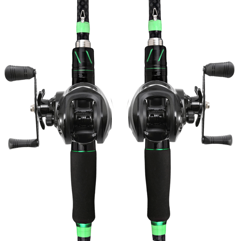 Fishing Rod Set - Carbon Fiber Rod Body, Aluminum Alloy Reel - 180cm/ 70.86inch - Left-handed/ right-handed - Ceramic Guides for Smooth Line Guide - Suitable for All Waters - A Perfect Christmas Gift for Fishing Enthusiasts.