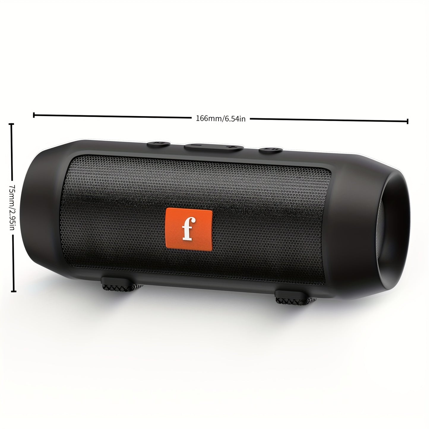 Link GearHive Outdoor Wireless Speaker - Dual-Channel Subwoofer System with Deep Bass, Long-Lasting Battery Life, and Durable Black Finish for Outdoor Parties and Events, USB Rechargeable, 5W Output, Outdoor Audio System, Mod