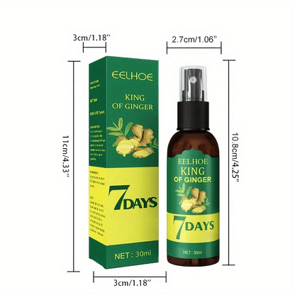 Ginger Hair Oil and Biotin Hair Essence, 7-Day Ginger Nourishing Scalp Massage for All Hair Types, Perfect Valentine'S Day and Mother'S Day Gift for Men and Women