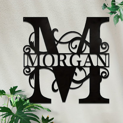 1pc Customizable Metal Sign, Personalized Split Letter Metal Craft Signage, Custom Letter, Perfect Gift for Friends & Family, Wall Art, Home Decor Halloween Christmas Decorations