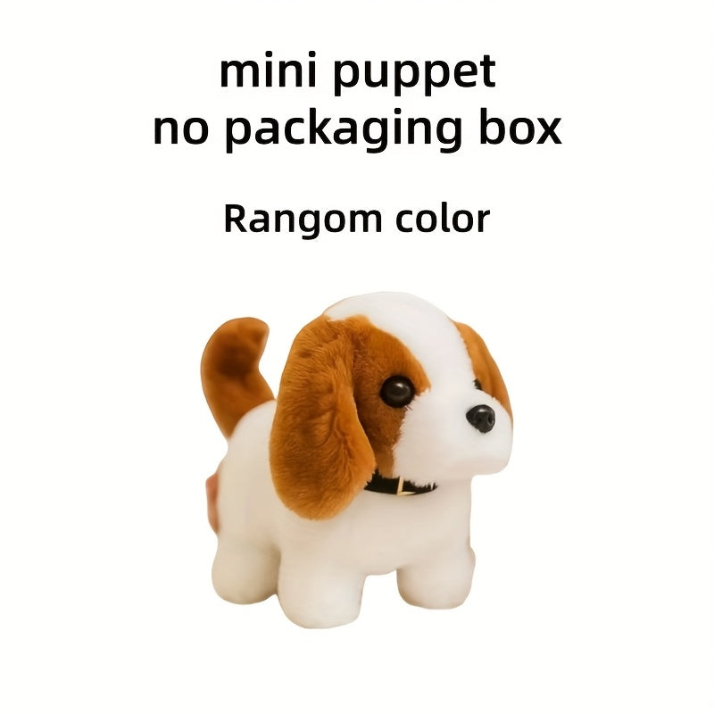 2025 Realistic Robot Dog - Interactive Walking, Barking, Expressive Eyes And Soft Plush - No Need For Batteries, Button Control For Home And Office Companions Or Gifts - Ideal Choice For Adults And Teenagers, Cute Animal Biom
