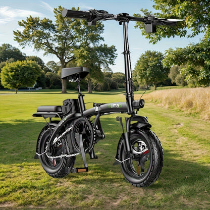 740W Lightweight Cool Off-road Folding Bike 20 Mph, 35 Miles Of Range, Removable Battery, Headlight 390 Lbs Load Capacity, Alloy Steel Frame, Foldable City Commuter Electric Bike, Portable Bike for Fitness And Leisure Enthusi