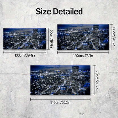 1pc Wooden Framed City View Painting Canvas, Good Gift for Friend, Pattern Art for Home Decoration, Wall Decor for Living Room, Bedroom, Office, Bar, Restaurant, Waterproof, Odorless Painting, High Quality Waterproof Framed,