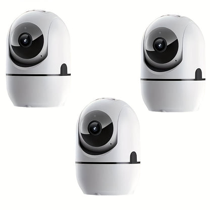 4MP 360° Indoor Smart Security Camera, 360° Pan/tilt Home Security Camera, 5GHz And 2.4GHz Dog Camera With HD Video, Two-way Audio, Night Vision Function, Human Shape Motion Detection And Pet Monitoring, Can Be Used With Al