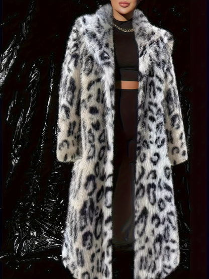 Autumn And Winter Warm Artificial Fur Coat, Warm Patchwork Jacket