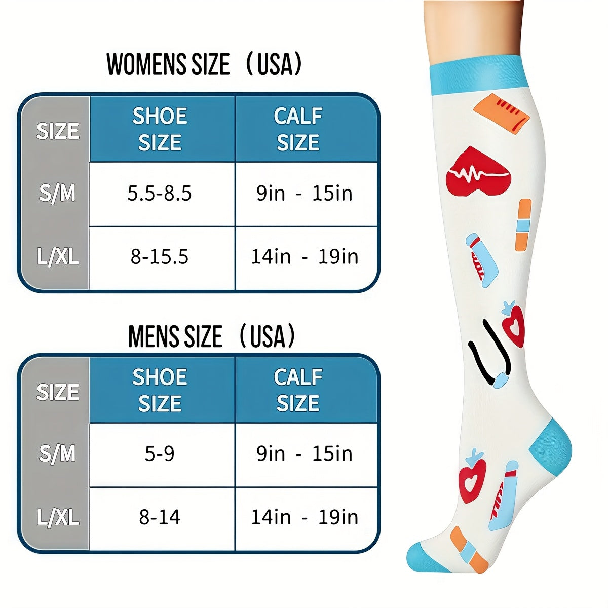 6 Pairs Compression Sports Socks, Unisex Lightweight Casual Mid-Calf Socks For Running, Cycling, Soccer, Hiking, Outdoor Activities & Travel