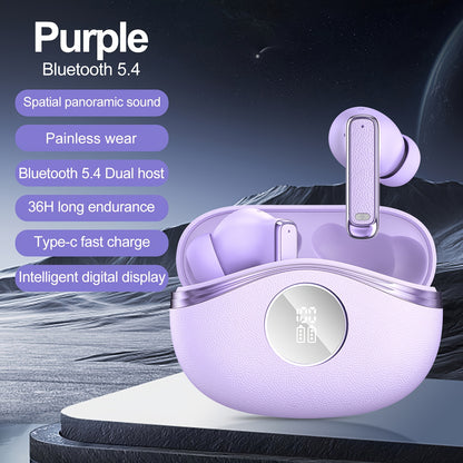 True In-Ear Wireless Headphones, Wireless 5.4, ENC Noise-Cancelling Microphone, Deep Bass, USB-C Charging, Comfortable Design, Clear HIFI Stereo Sound, Long Battery Life, Suitable for Outdoor/Work/Sports, Compatible with All