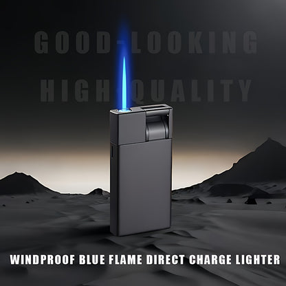 1pc/5pcs Set of Lighters, Butane Lighters, Windproof Lighters, Straight Blue Flame Lighters, Portable Lightweight Lighters, Refillable, Suitable for Outdoor Camping, Barbecue, Hiking, Precise Ignition, Household/Wedding/Party